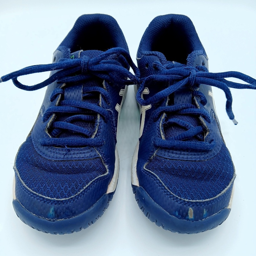 Asics Gel Game 8 Shoes Youth Size 1 Blue Green Tennis Court Sneakers F960224 - Picture 5 of 8
